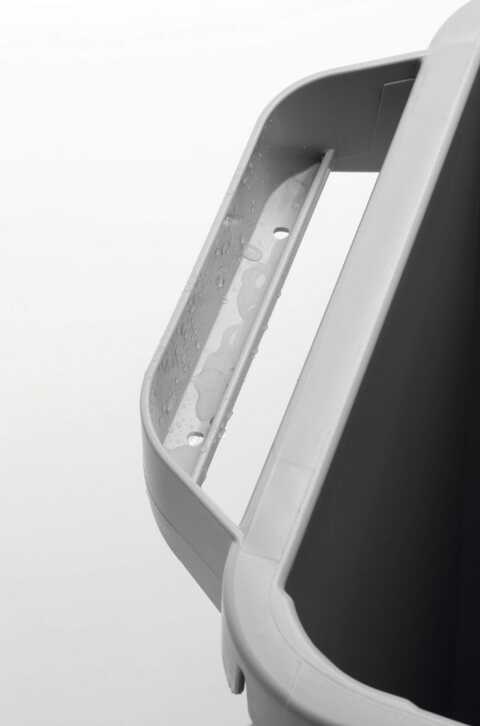 Tunna Durable Durabin Rektangulär med Handtag Gul 60L