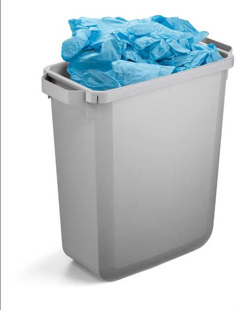 Tunna Durable Durabin Rektangulär med Handtag Gul 60L