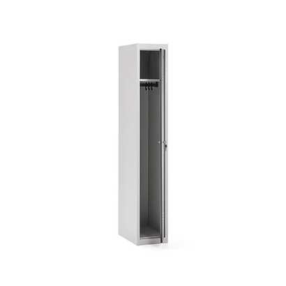 Klädskåp Click 1-dörr x 1 modul Mörkgrå 1800x300x500mm