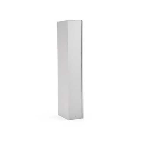 Klädskåp Click 1-dörr x 1 modul Mörkgrå 1800x300x500mm